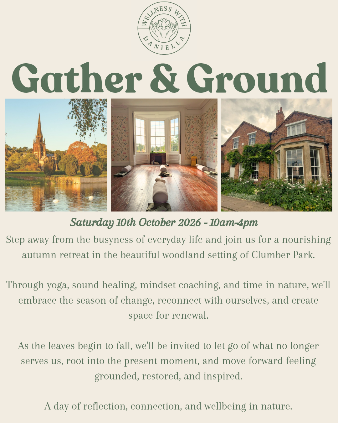 Gather & Ground: Day Retreat - October 2026